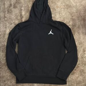 Jordan Black Sweater with Iconic Jumpman Logo